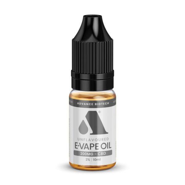 CBD E-Vape Oil 2% 200mg unflavoured 10ml
