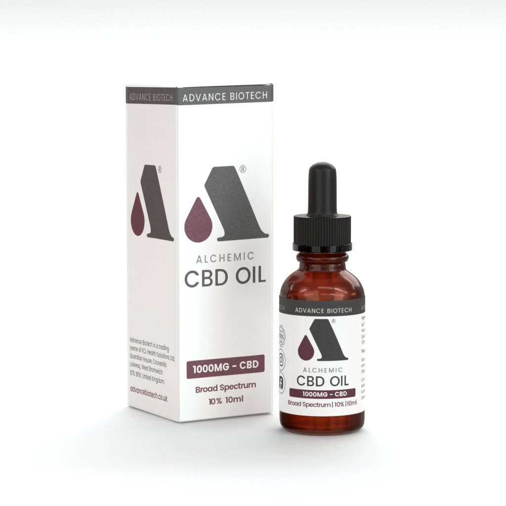 Alchemic 1000mg Cbd Oil Medium 10% Cbd 10ml